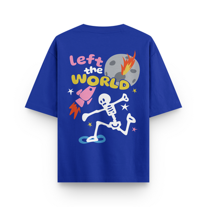 Left The World Oversized Tshirt