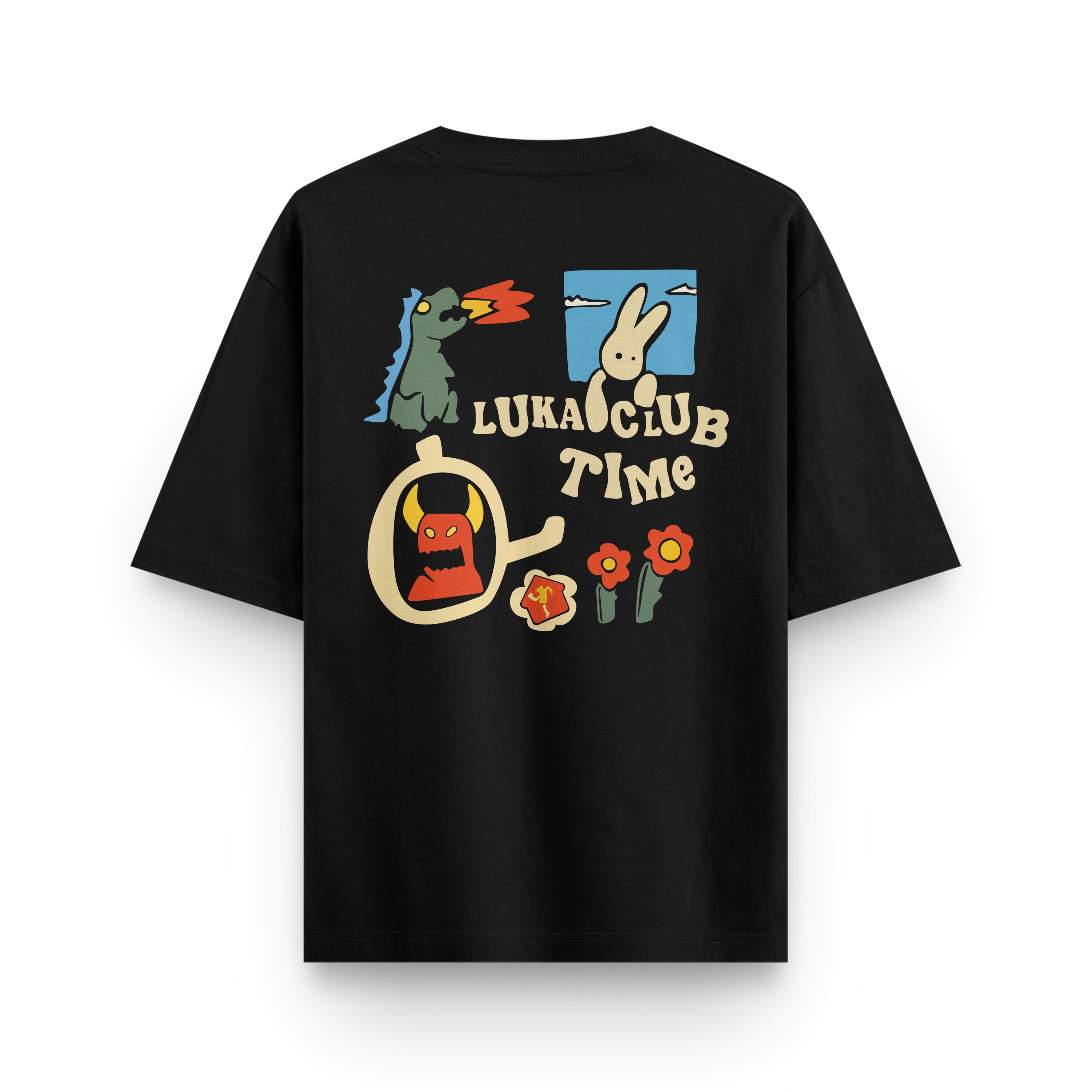 Club Time Oversized Tshirt