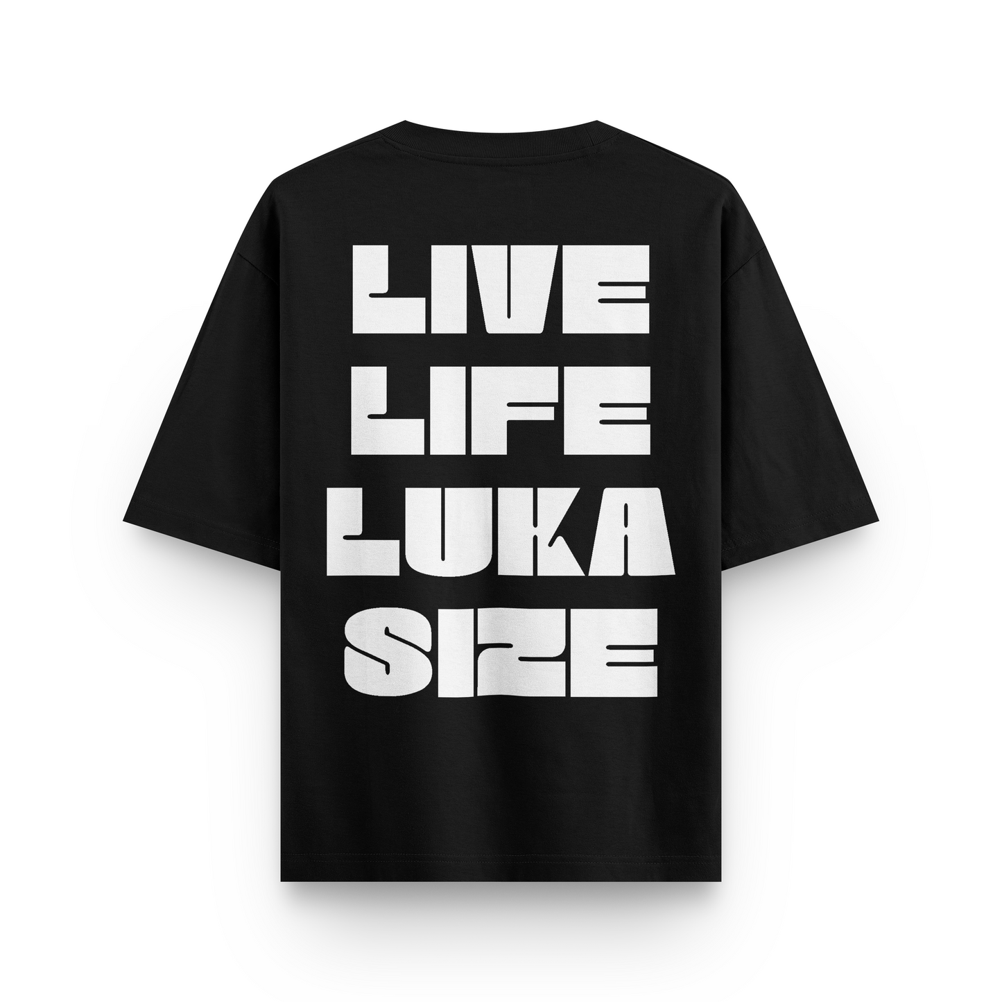 Live Life Luka Size Oversized Tshirt