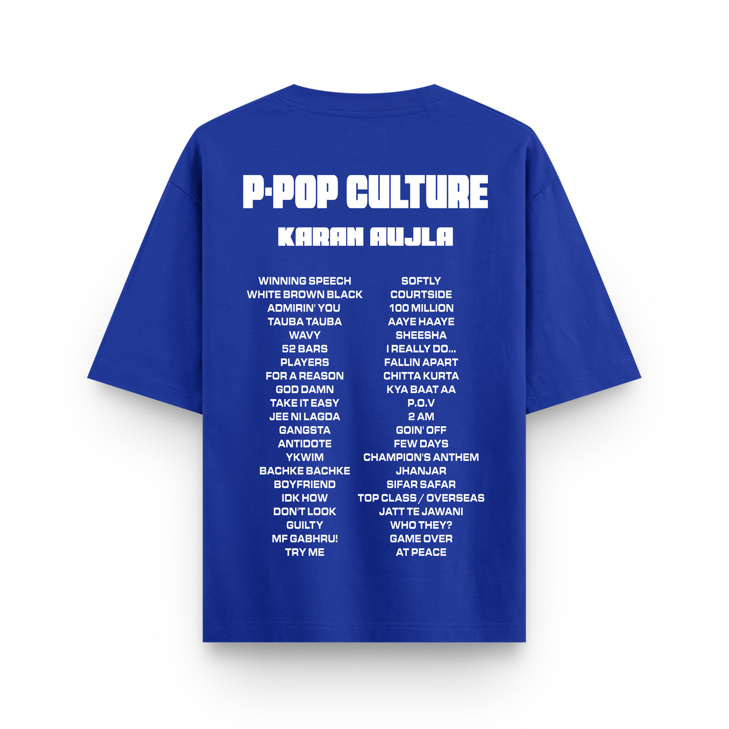 Karan Aujla - Songs Oversized Tshirt