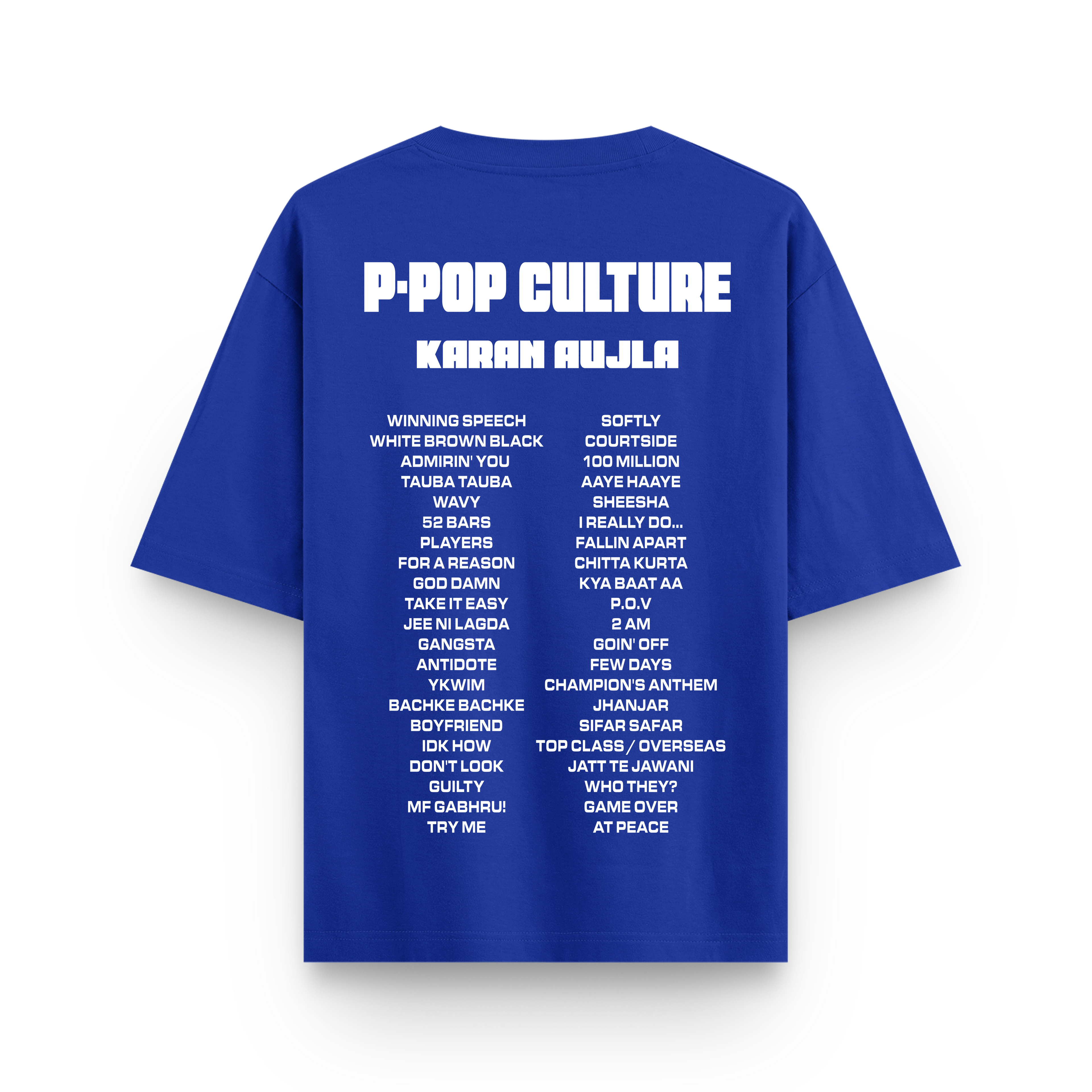 Karan Aujla - Songs Oversized Tshirt