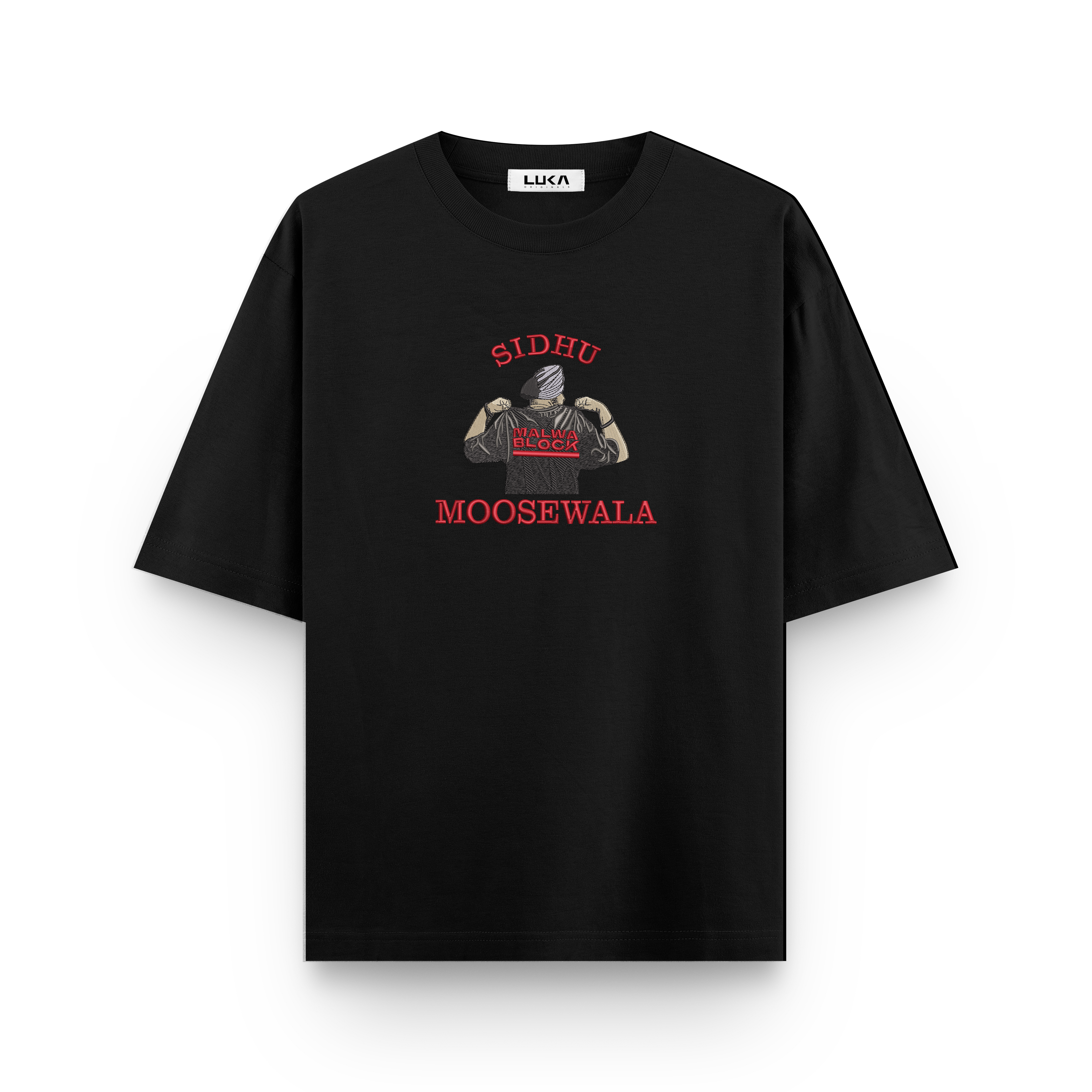 Sidhu Moosewala - Malwa Block Oversized T-shirt