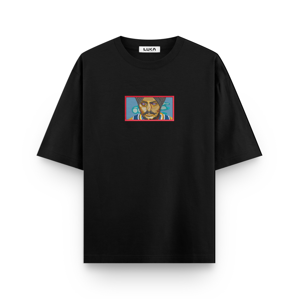 Abstract Sidhu Moosewala Oversized Tshirt