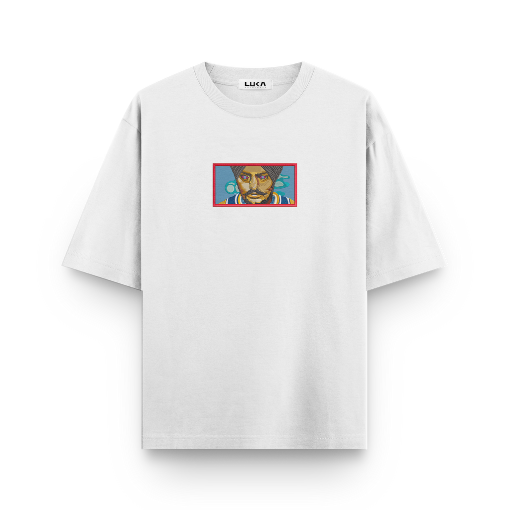 Abstract Sidhu Moosewala Oversized Tshirt