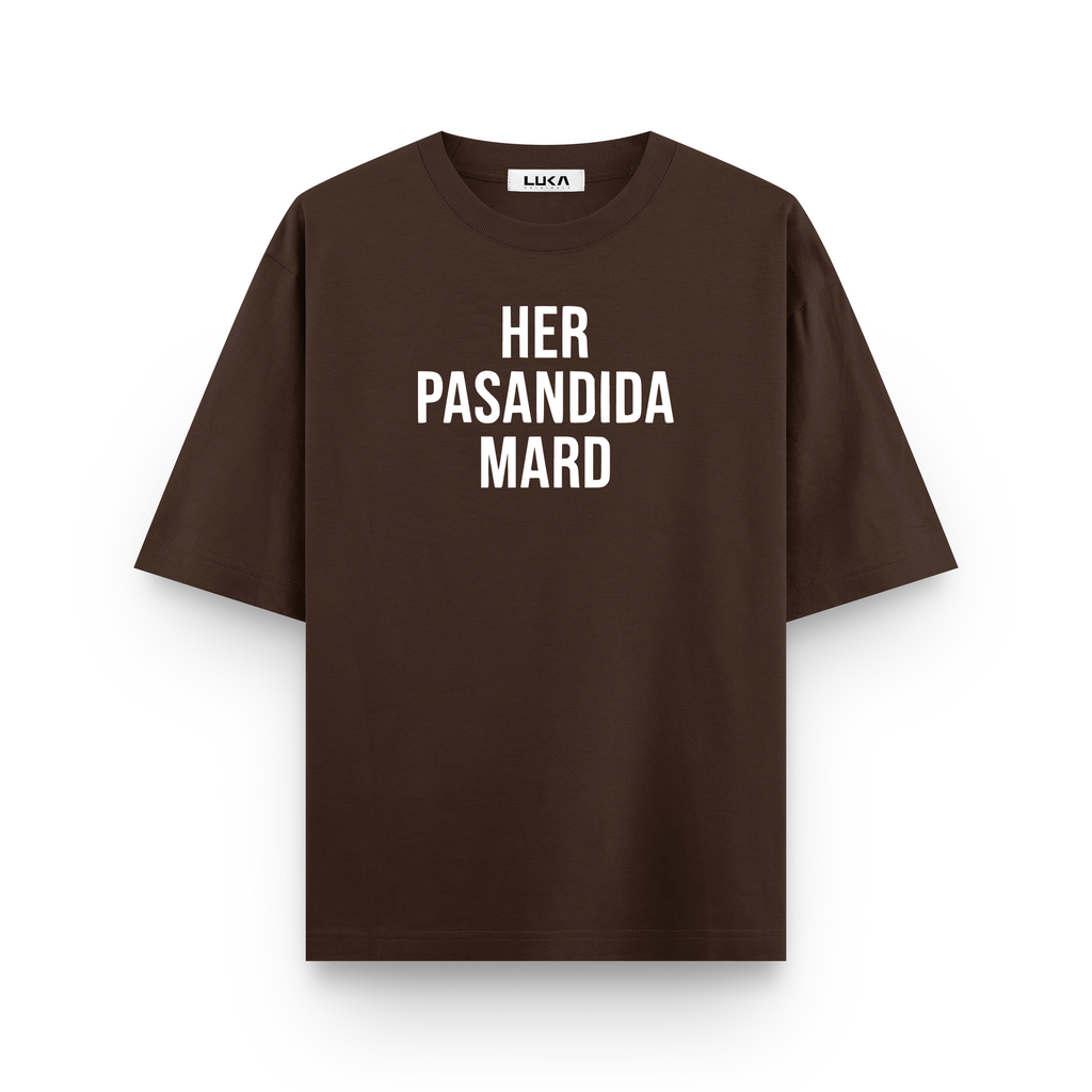 Pasandida Mard And Aurat Oversized Tshirt Combo