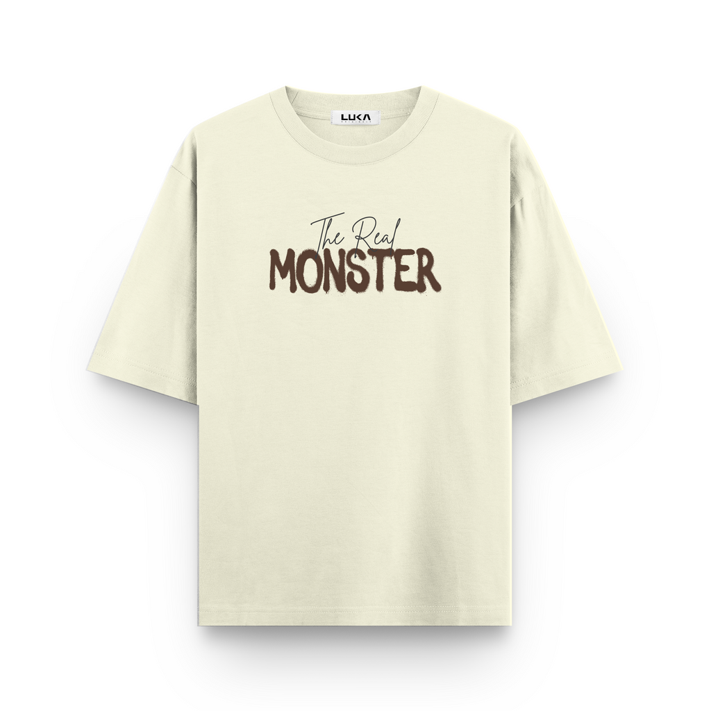 Labubu - Real Monster Oversized Tshirt