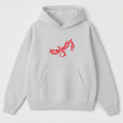 Red Pheonix Oversized Hoodie