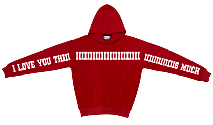 I Love You Oversized Hoodie