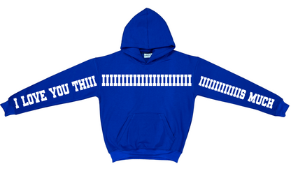 I Love You Oversized Hoodie