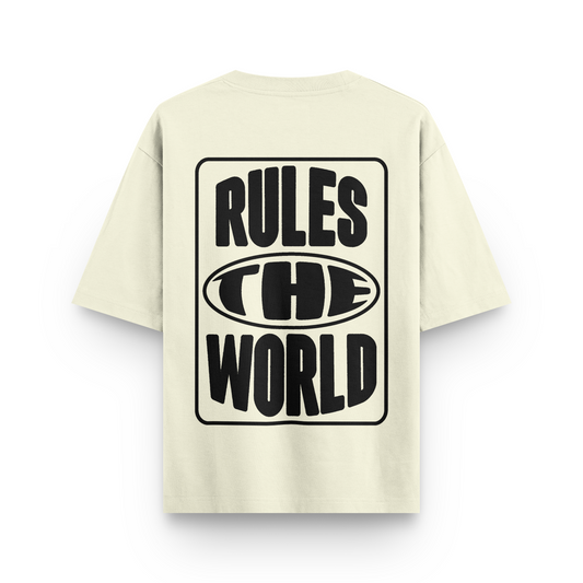 Rules The World Oversized Tshirt