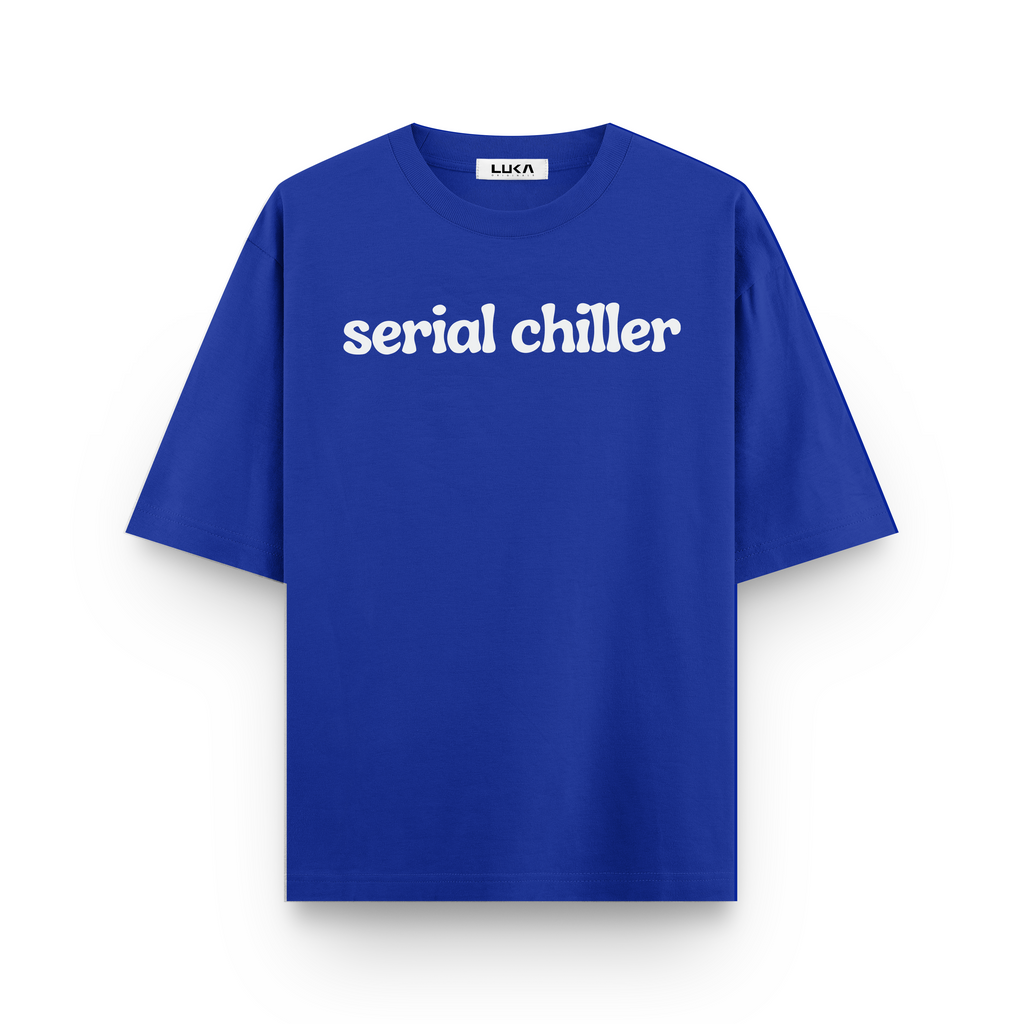 Serial Chillar and Overthinker Oversized Tshirt Combo