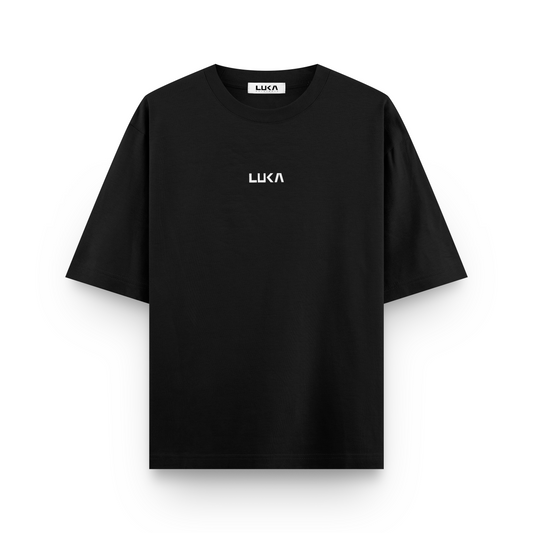 Signature Black Oversized Tshirt