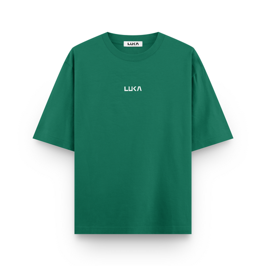 Signature Bottle Green Oversized Tshirt