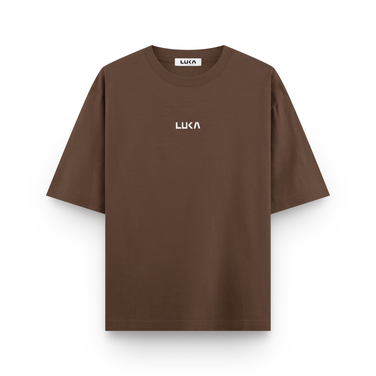 Signature Brown Oversized Tshirt