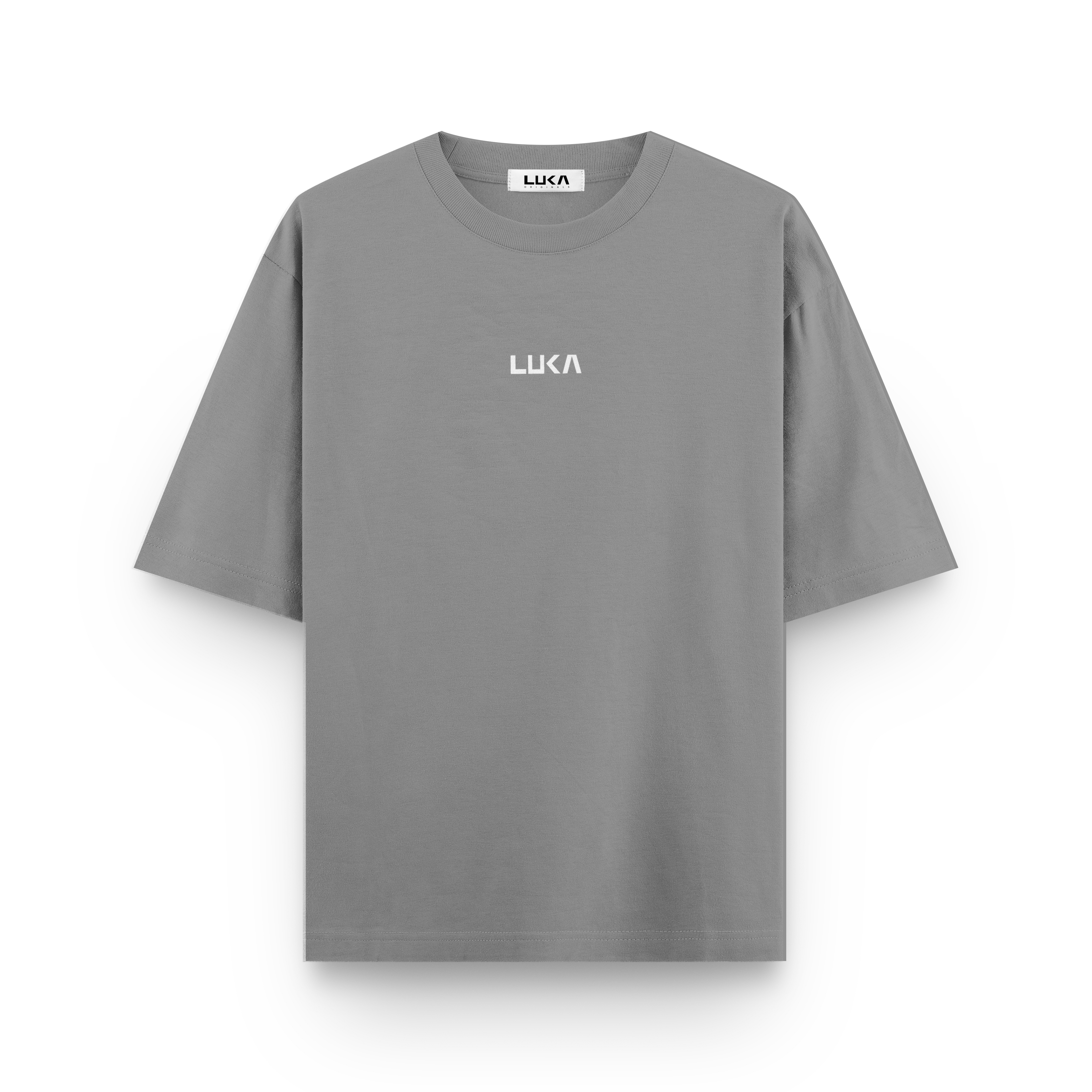 Signature Grey Oversized Tshirt