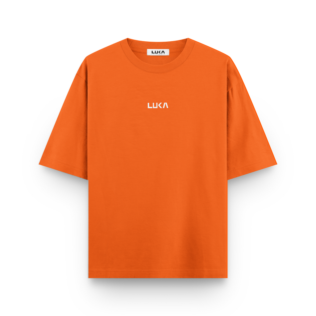 Signature Orange Oversized Tshirt