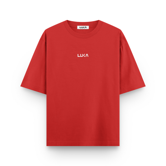 Signature Red Oversized Tshirt