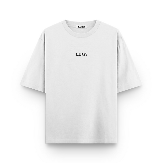 Signature White Oversized Tshirt