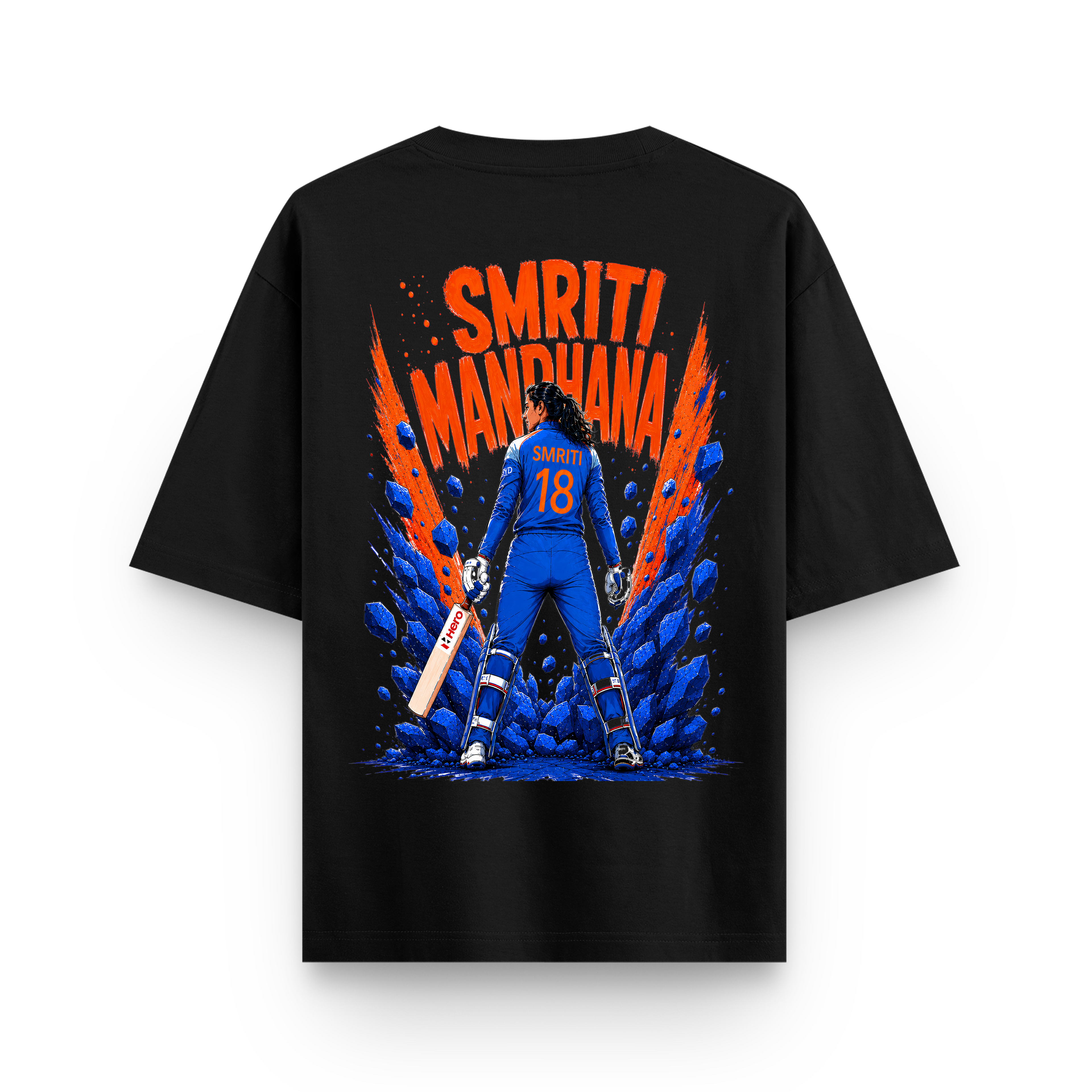 Smriti Mandana Queen Oversized Tshirt