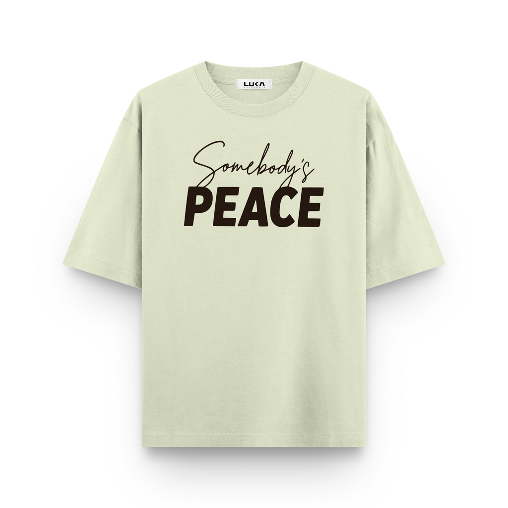 Somebody's Peace Oversized Tshirt Combo