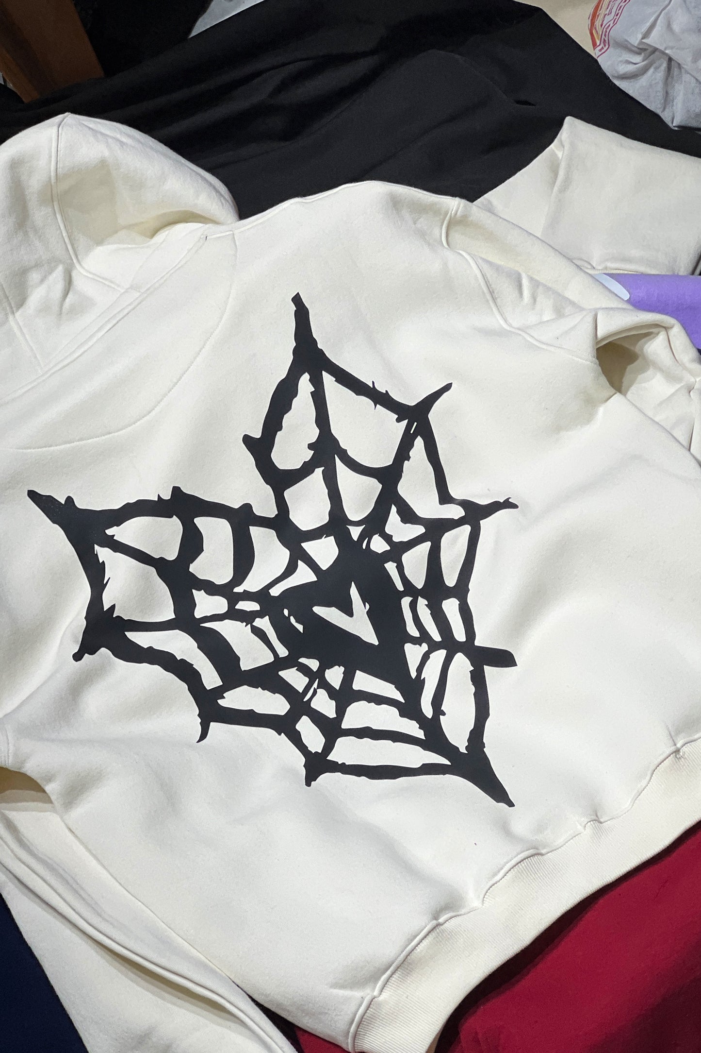 Spider-Heart Oversized Hoodie