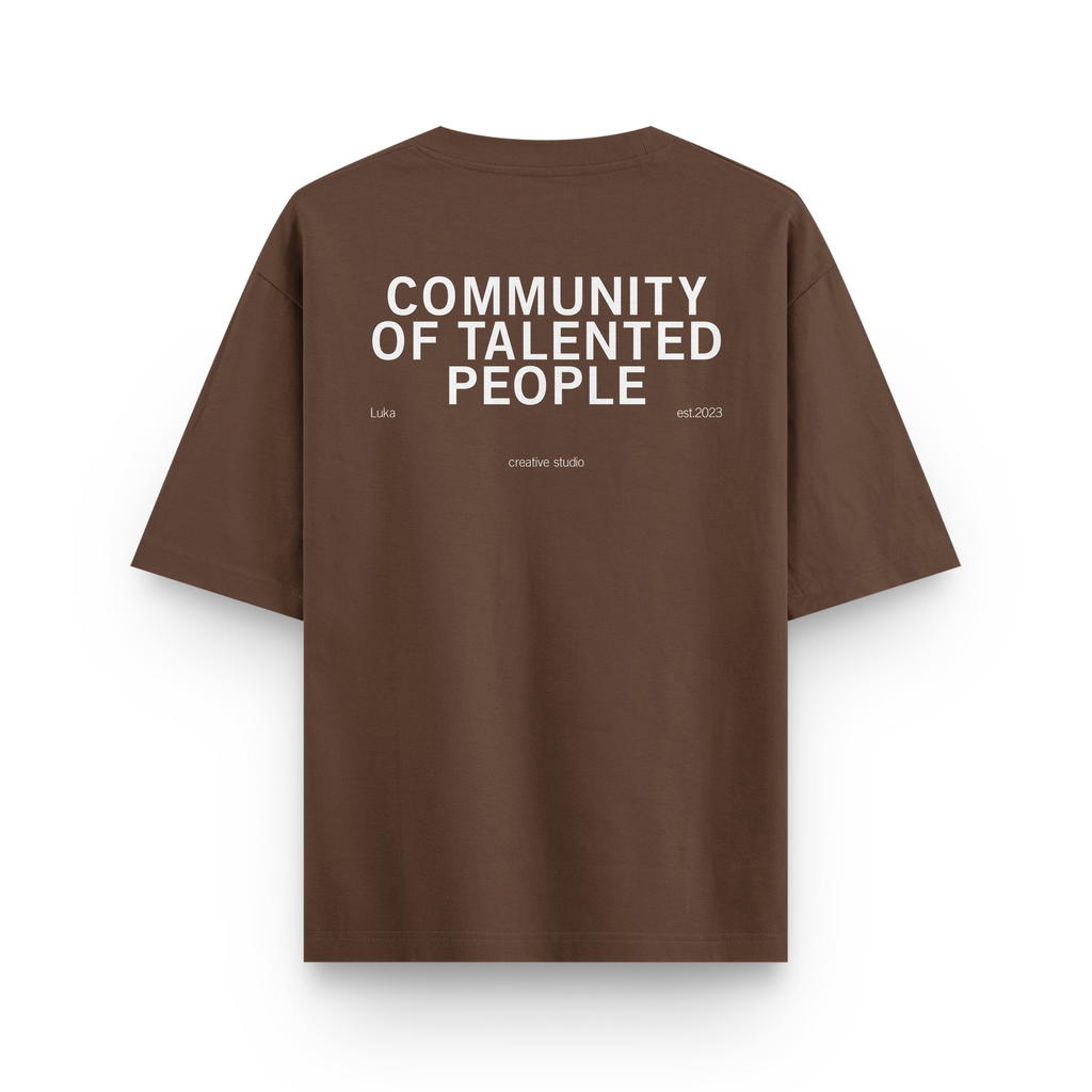 Talented People Oversized Tshirt