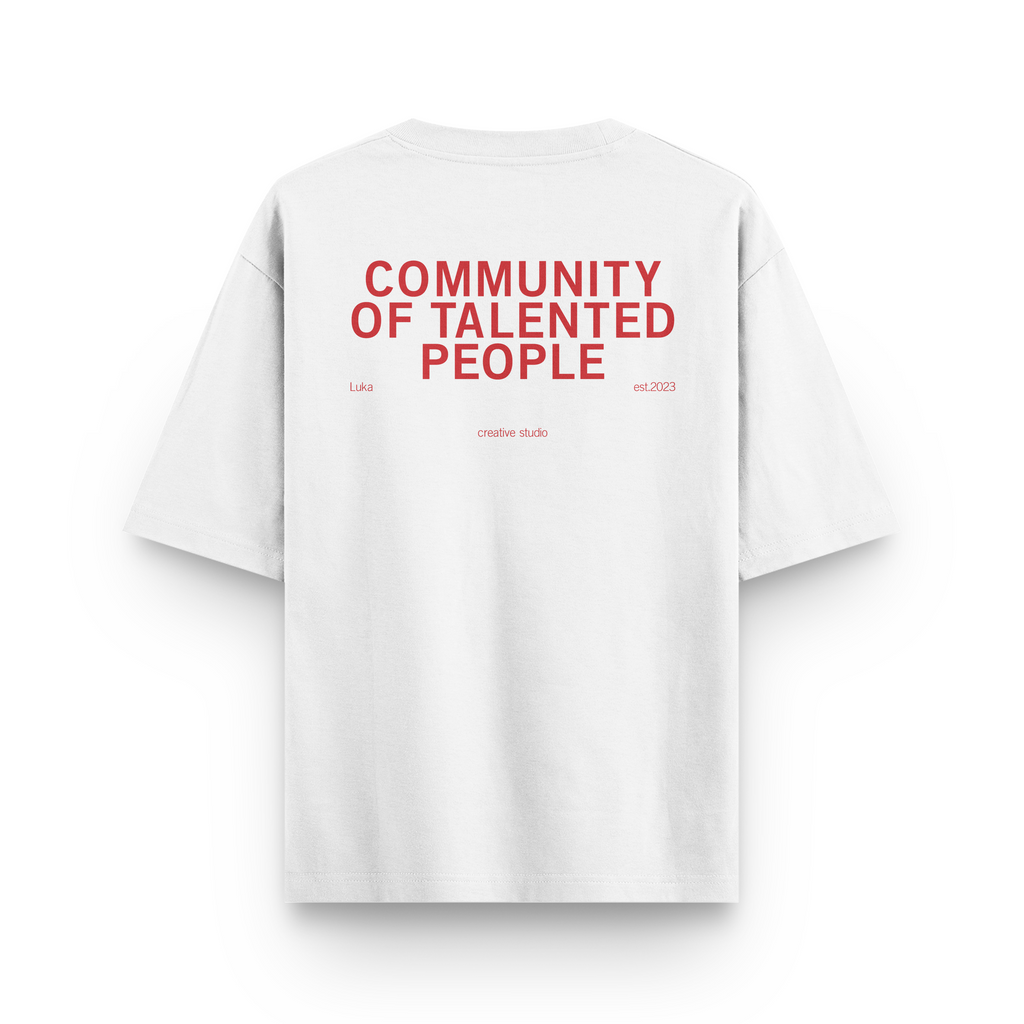 Talented People Oversized Tshirt