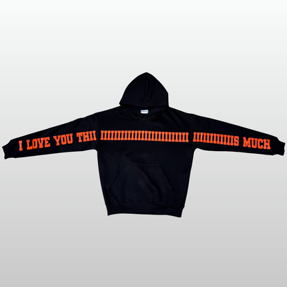 I Love You Oversized Hoodie