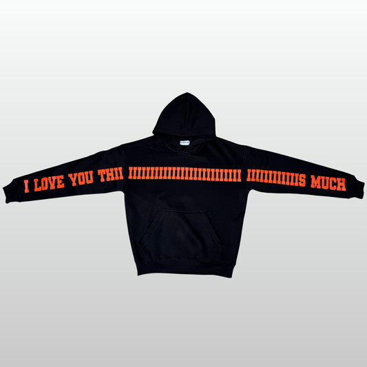 I Love You Oversized Hoodie