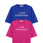 I Love Everything Oversized Tshirt Combo