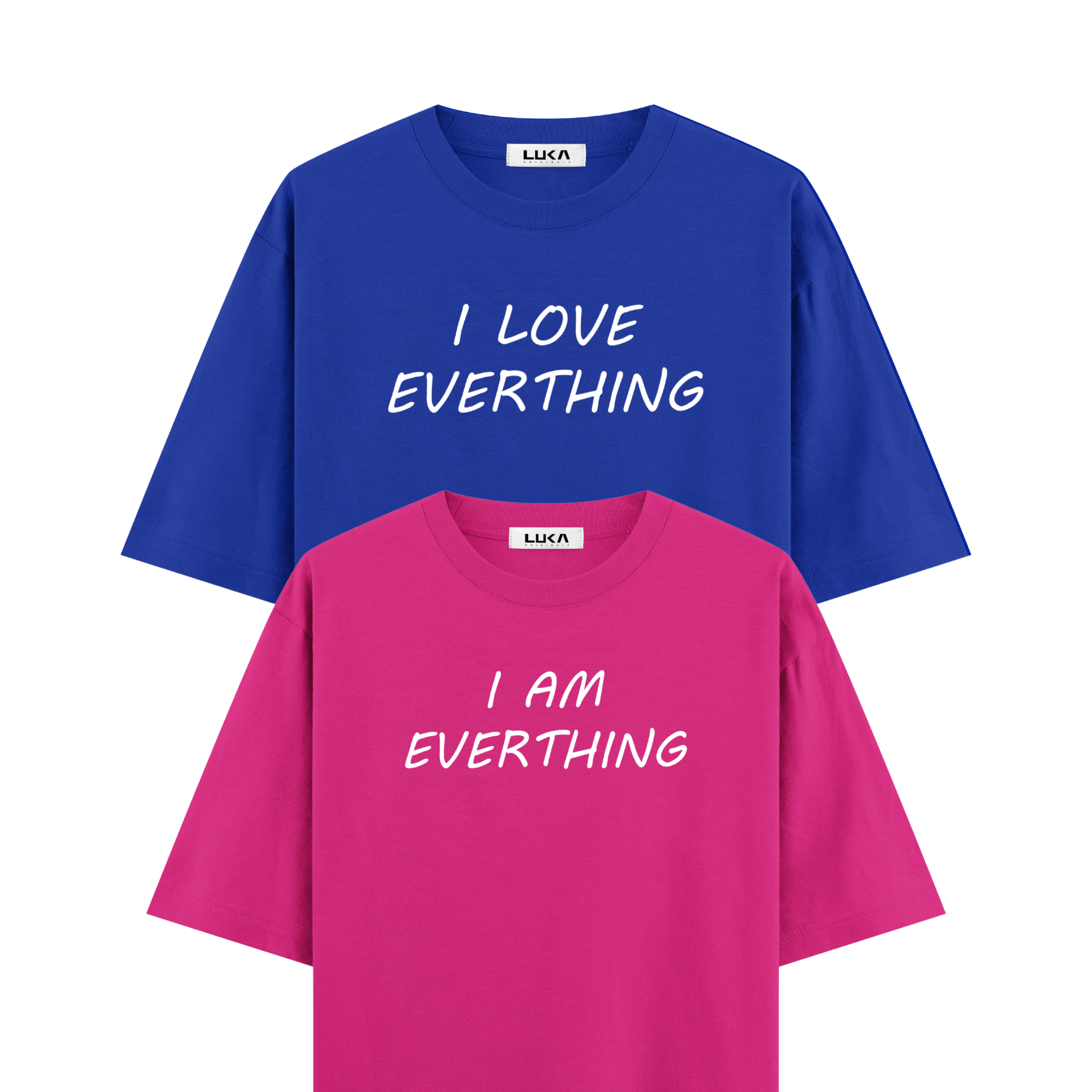 I Love Everything Oversized Tshirt Combo