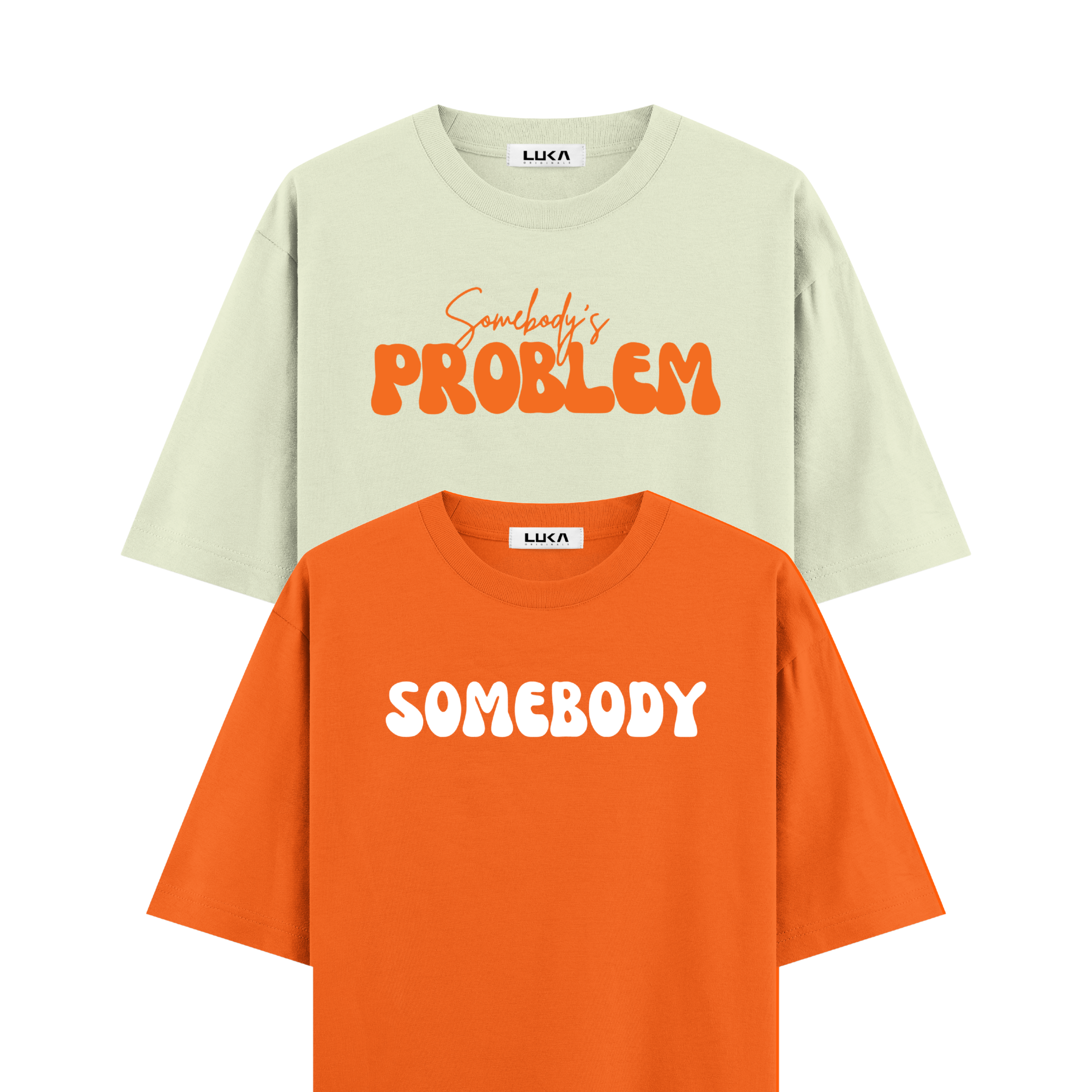 Somebody's Problem Oversized Tshirt Combo