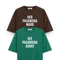 Pasandida Mard And Aurat Oversized Tshirt Combo